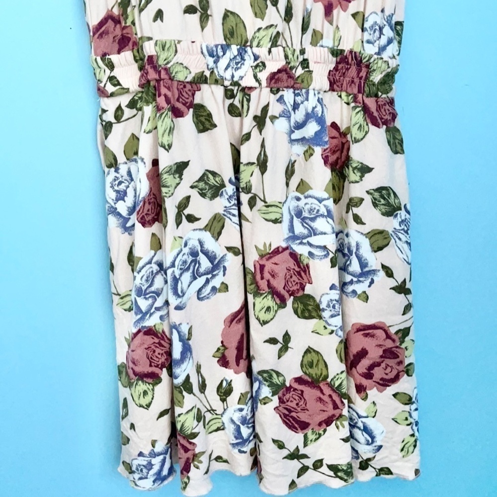 Aritzia Talula Blush Pink Floral Dress US XXS - Picture 3 of 6